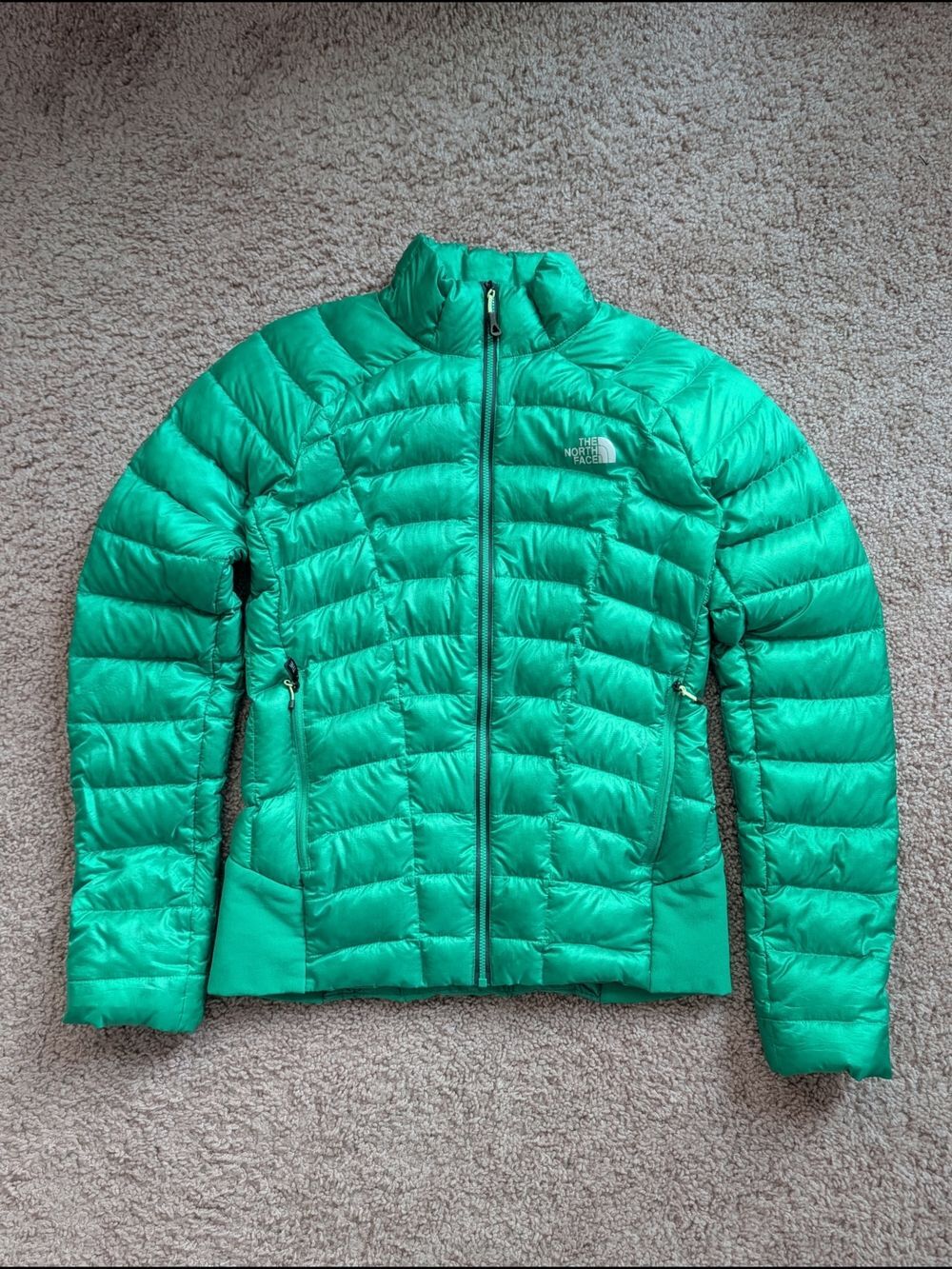The North Face Womens Green Summit Series 800 Goose Down Puffer Jacket Small